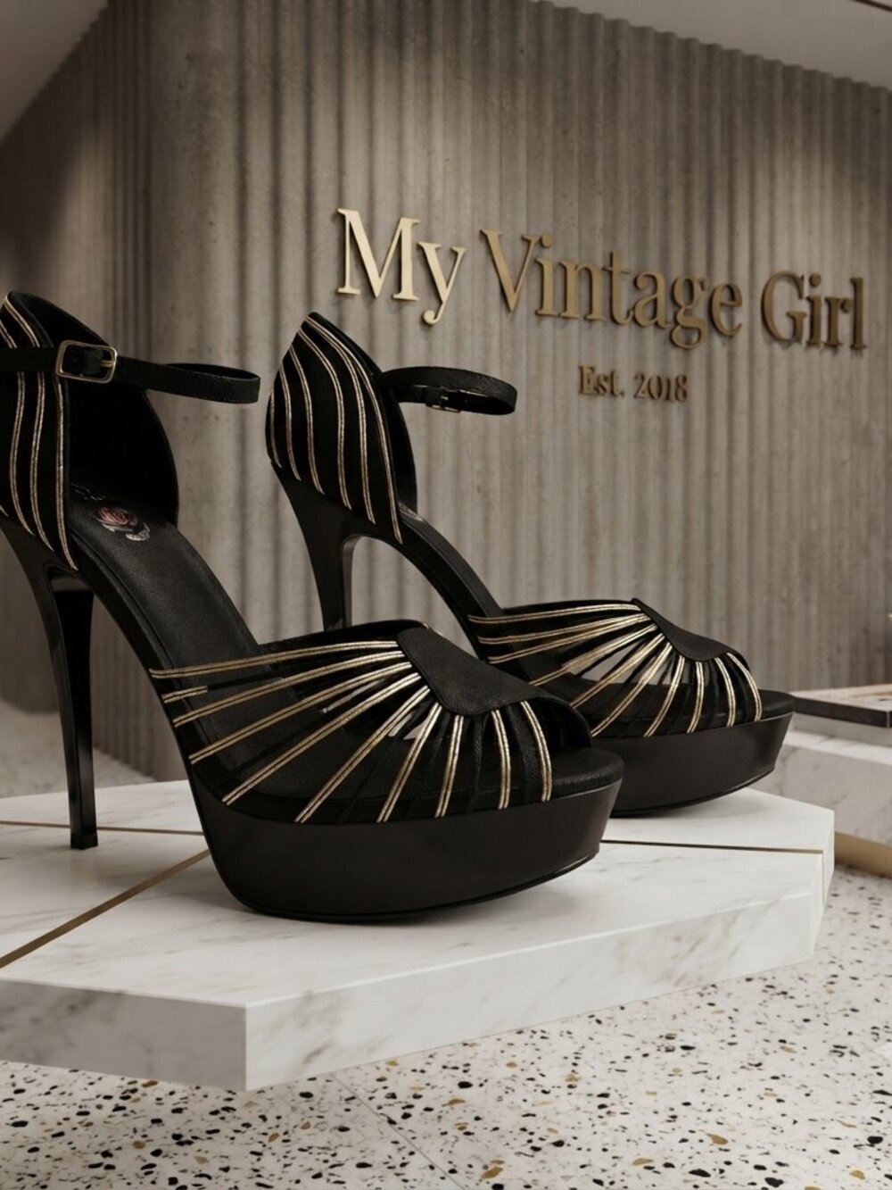 Madonna Truth or Dare Platform Sandals